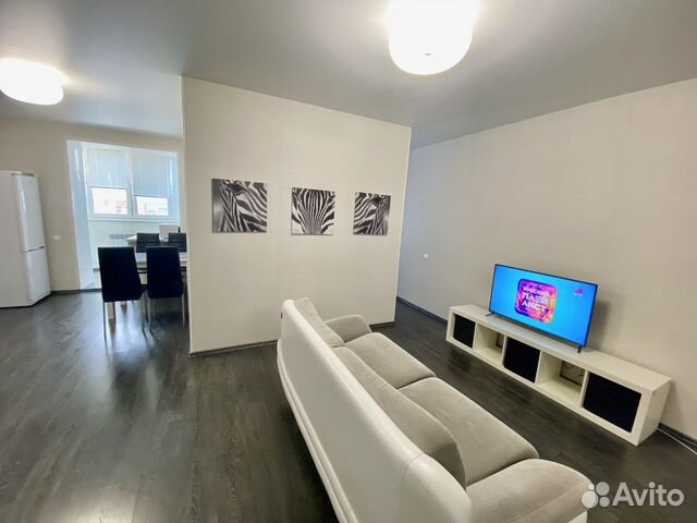 

1-к. квартира, 45 м², 2 кровати