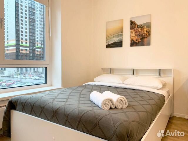 

Квартира-студия, 25 м², 2 кровати