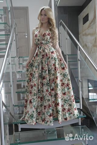 Платье вечернее длинное
