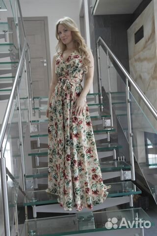Платье вечернее длинное
