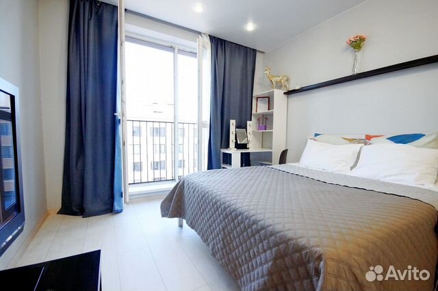 

1-к. квартира, 45 м², 2 кровати