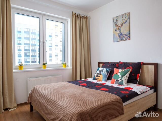 

1-к. квартира, 37 м², 2 кровати