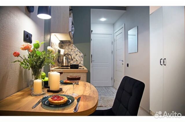 

Квартира-студия, 17 м², 1 кровать