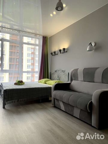 

Квартира-студия, 25 м², 2 кровати