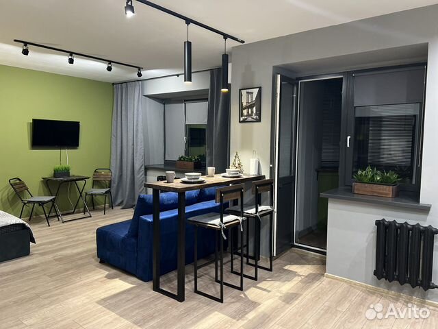 

Квартира-студия, 45 м², 2 кровати