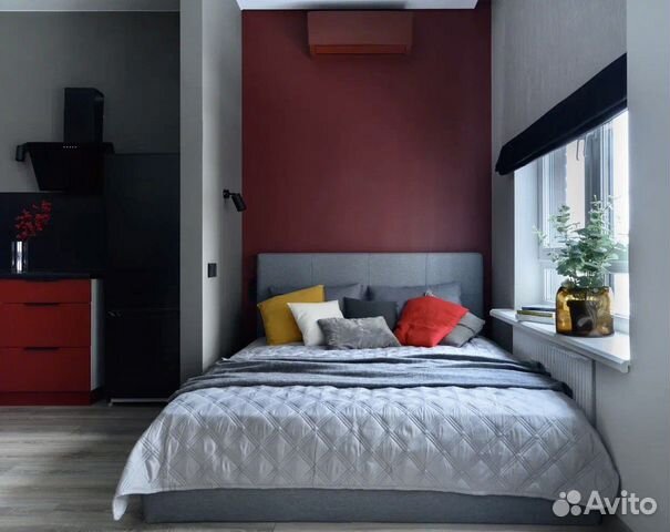 

1-к. квартира, 34 м², 2 кровати