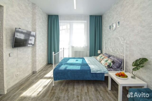 

1-к. квартира, 45 м², 2 кровати