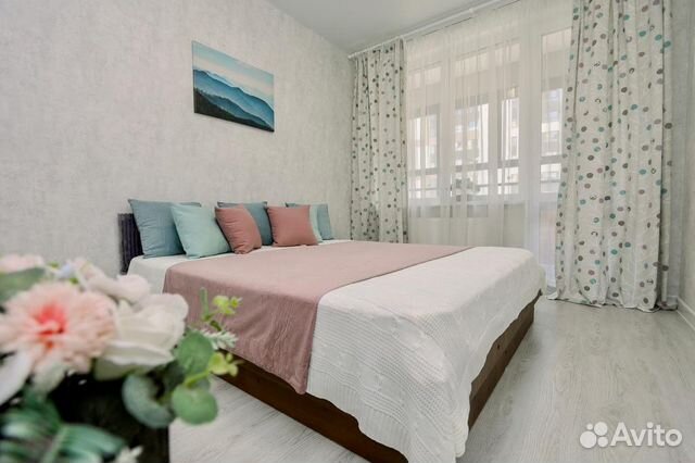 

1-к. квартира, 45 м², 2 кровати