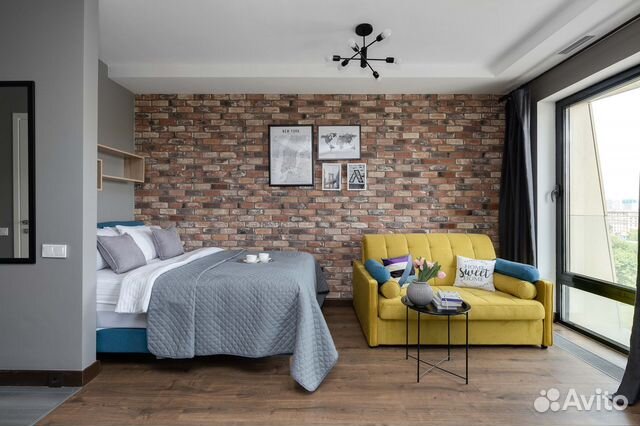

1-к. квартира, 30 м², 2 кровати