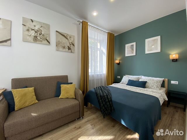 

Квартира-студия, 23 м², 2 кровати