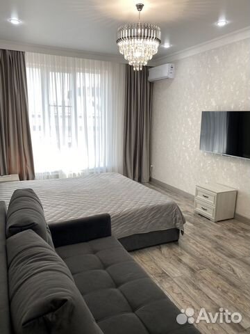 

1-к. квартира, 44 м², 2 кровати