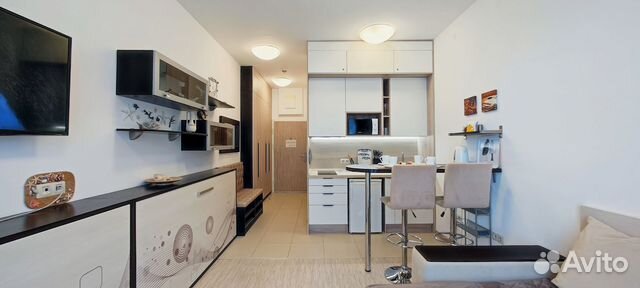 

Квартира-студия, 26 м², 3 кровати