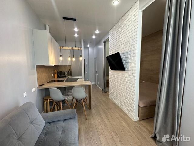 

Квартира-студия, 28 м², 2 кровати