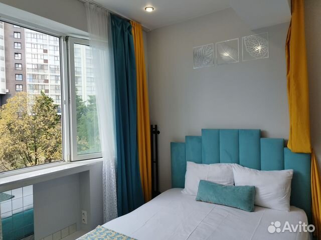 

Квартира-студия, 33 м², 2 кровати