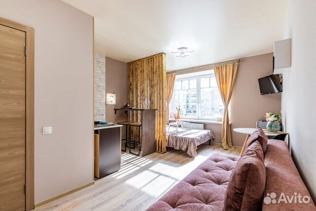 

Квартира-студия, 24 м², 2 кровати