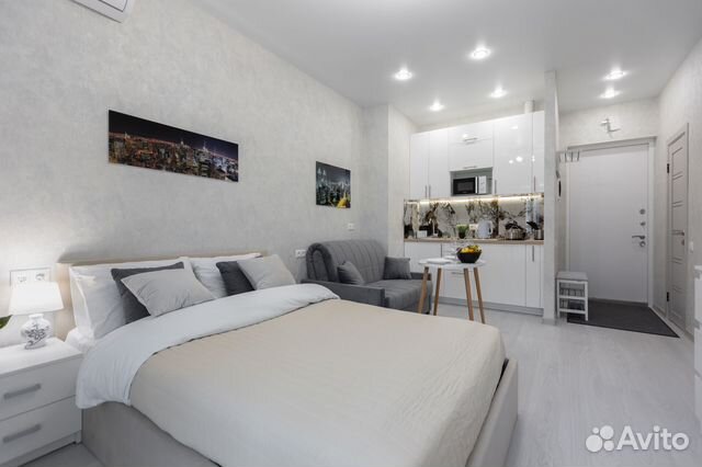 

Квартира-студия, 28 м², 2 кровати