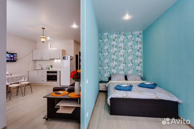 

1-к. квартира, 40 м², 2 кровати