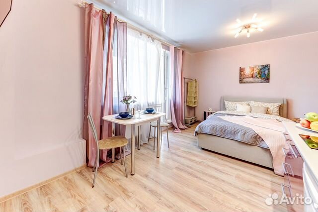 

Квартира-студия, 34 м², 1 кровать