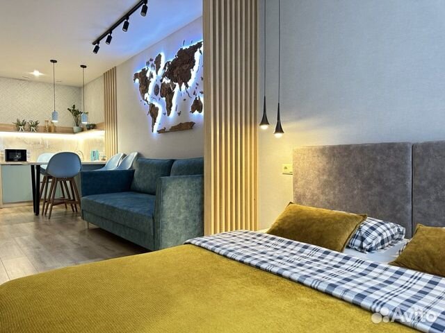 

Квартира-студия, 38 м², 2 кровати