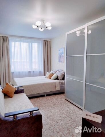 

1-к. квартира, 48 м², 2 кровати