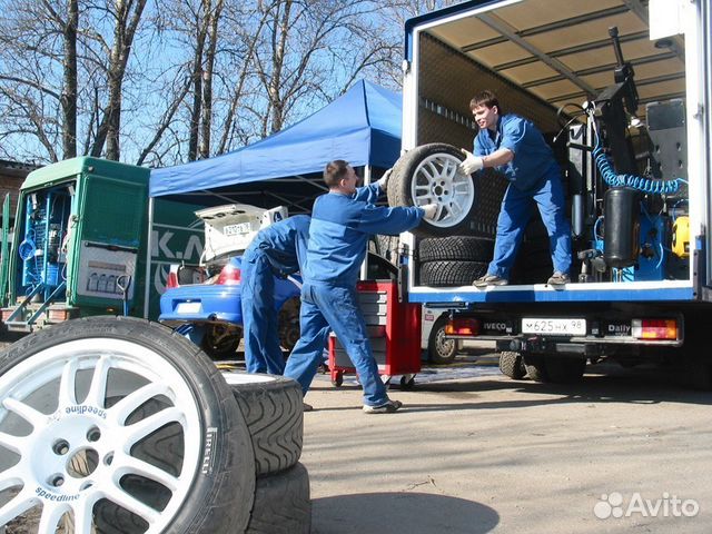 Выездной мобильный шиномонтаж