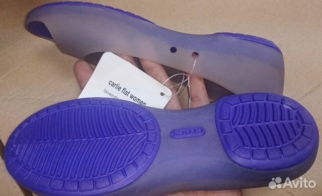 Балетки туфли лодочки Crocs Carlie Flat сирень Балетки туфли лодочки Crocs Carlie Flat сирень