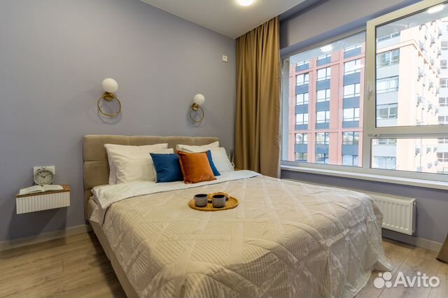 

1-к. квартира, 34 м², 2 кровати