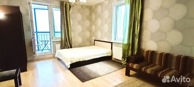 

1-к. квартира, 43 м², 2 кровати