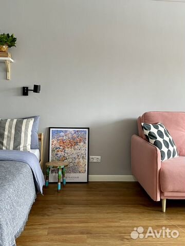 

Квартира-студия, 34 м², 2 кровати