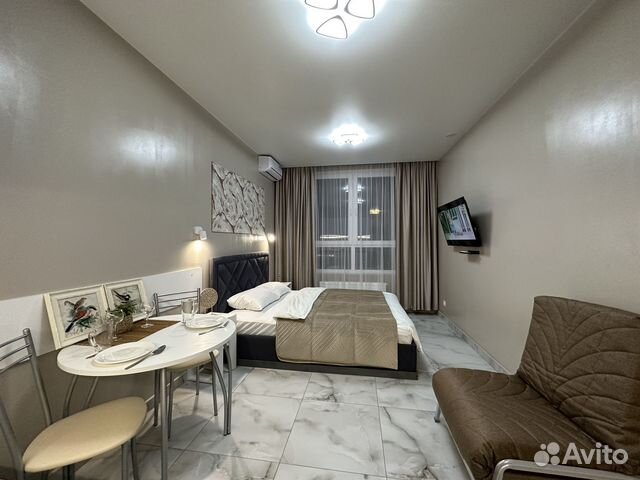 

Квартира-студия, 24 м², 2 кровати