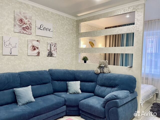 

1-к. квартира, 44 м², 2 кровати