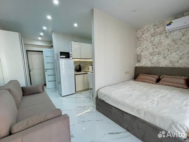 

Квартира-студия, 27 м², 2 кровати