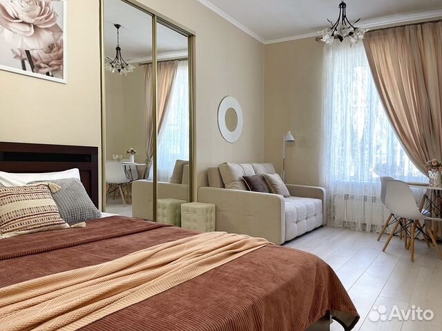 

Квартира-студия, 29 м², 2 кровати