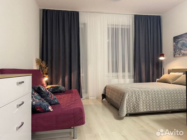 

Квартира-студия, 27 м², 2 кровати