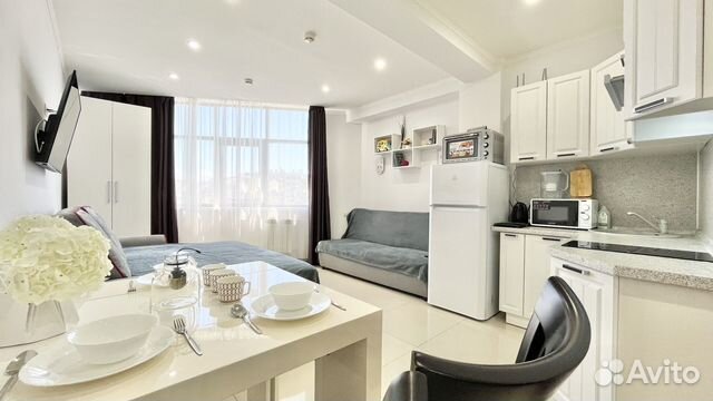 

Квартира-студия в апарт-отеле, 30 м², 2 кровати
