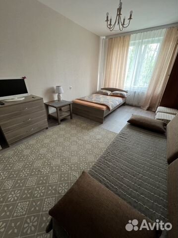 

1-к. квартира, 37 м², 2 кровати