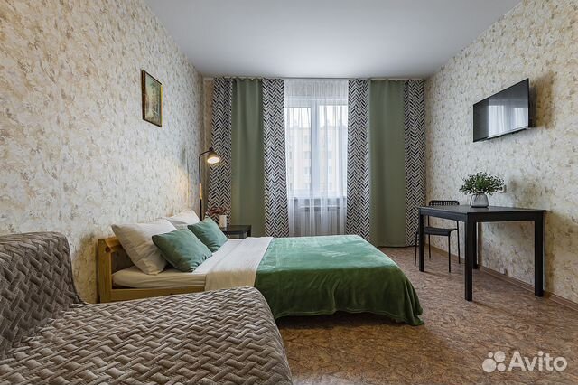 

1-к. квартира, 30 м², 2 кровати