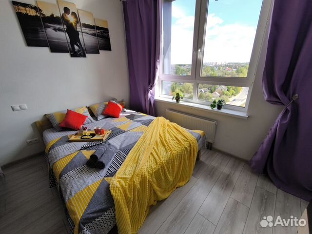 

Квартира-студия, 27 м², 2 кровати