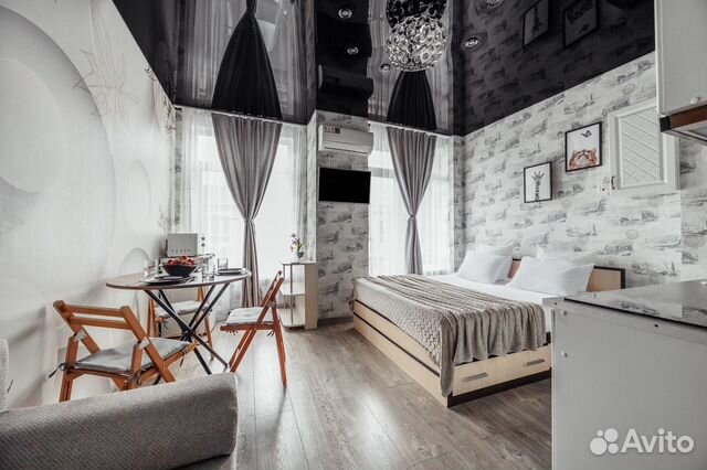 

Квартира-студия, 28 м², 2 кровати