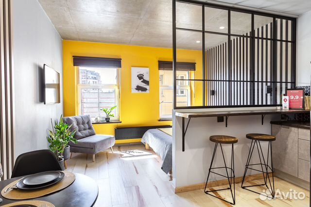 

Квартира-студия, 31 м², 2 кровати