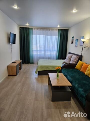 

Квартира-студия, 35 м², 2 кровати