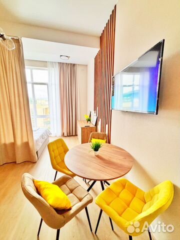 

Квартира-студия, 30 м², 2 кровати