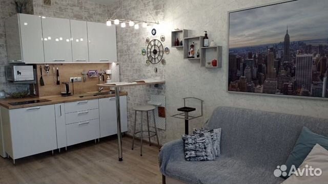 

Квартира-студия, 27 м², 2 кровати