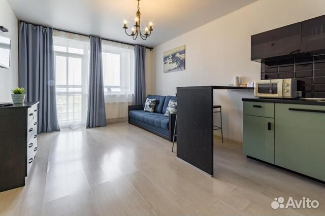 

Квартира-студия, 27 м², 1 кровать