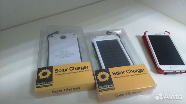 Внеш аккумулятор Solar power bank EK-6