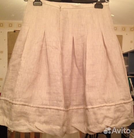 Юбка новая оригинал Armani натурал. лён 46 размер Юбка новая оригинал Armani натурал. лён 46 размер
