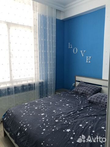 

1-к. квартира, 60 м², 2 кровати