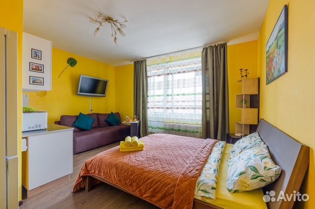 

Квартира-студия, 26 м², 2 кровати