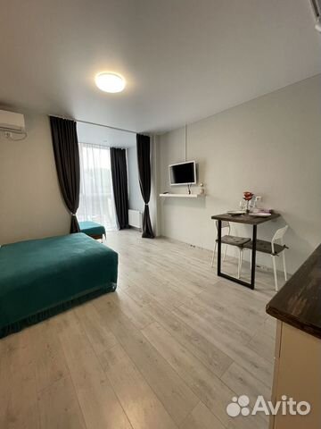 

Квартира-студия, 28 м², 2 кровати