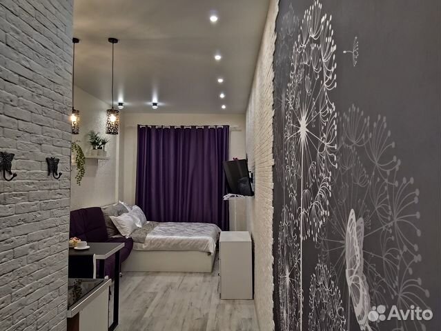 

Квартира-студия, 24 м², 2 кровати